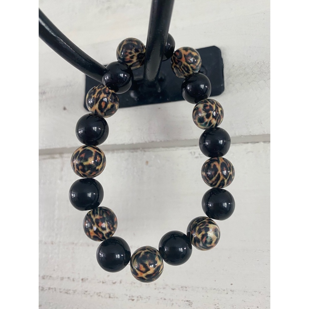 Homemade Cheetah Print Bracelet